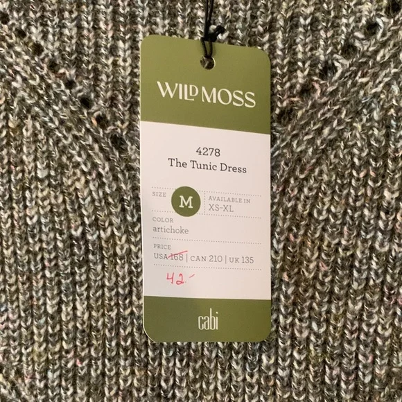 CAbi Gray Knit Sweater Dress - Picture 4 of 5